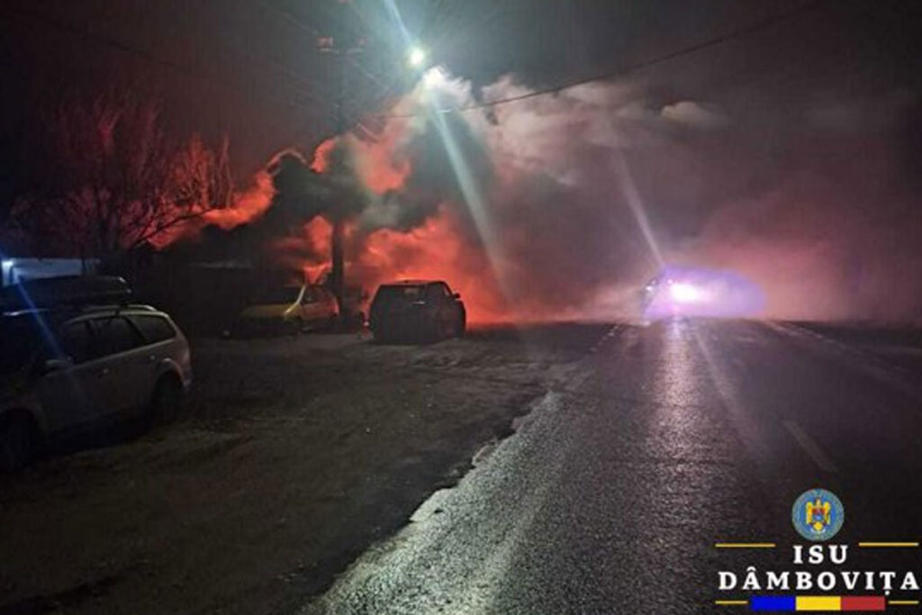 incendiu crevedia
